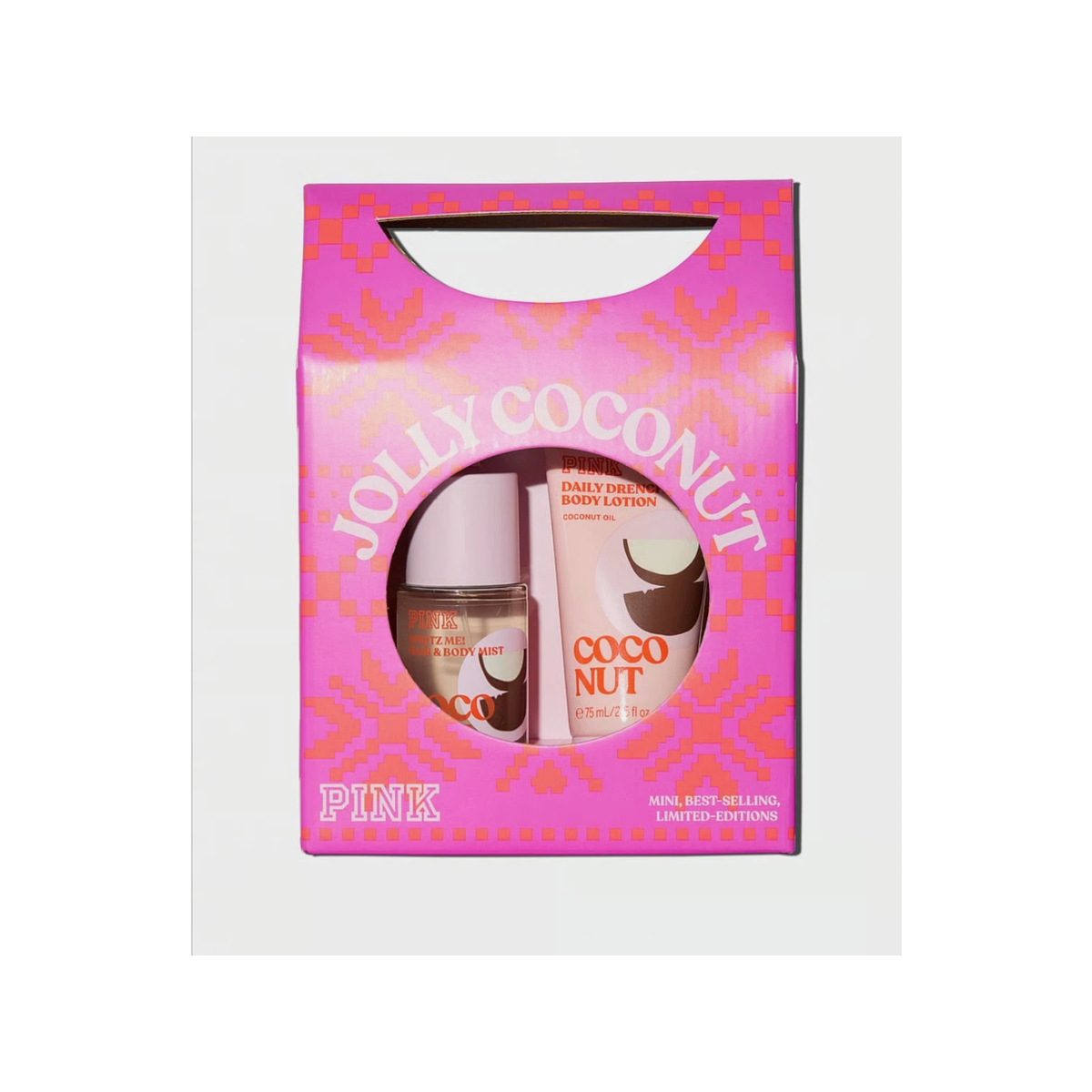 Kit de Presente com spray corporal e loção hidratante Coconut