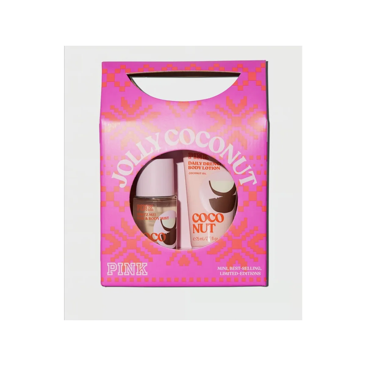 Kit de Presente com spray corporal e loção hidratante Coconut