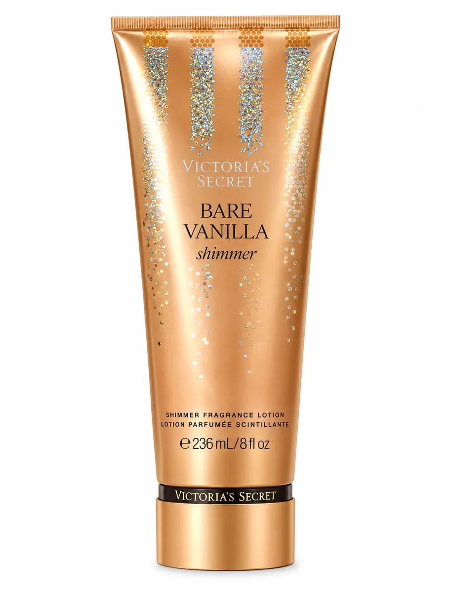 Loção hidratante perfumada com brilho Bare Vanilla